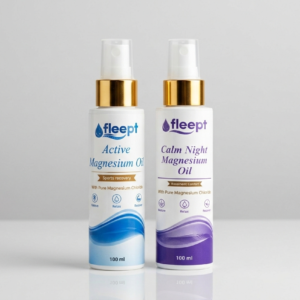 Fleept Active & Calm Duo, Active + Calm Night Magnesium Oil Spray